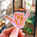 Skeleton Shaka Sticker