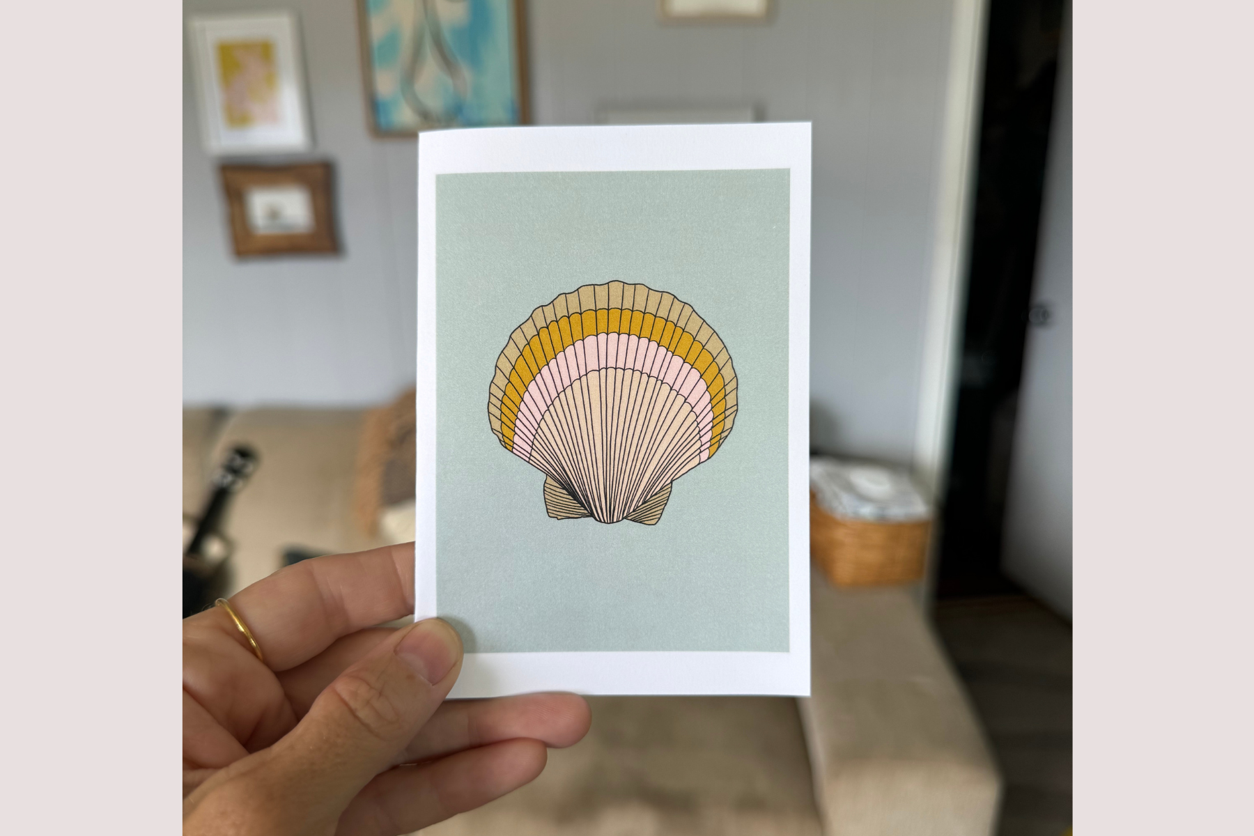 Sunrise Shell Greeting Card