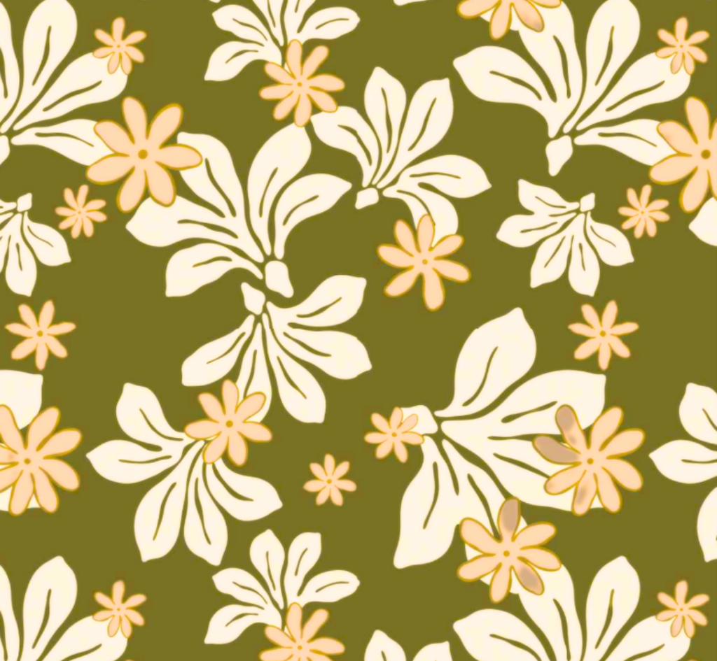 Kaia Dress in Naupaka Blossom