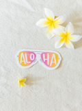 Aloha Sunglasses Sticker