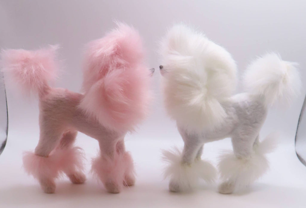 Fuzzy Poodle Figure