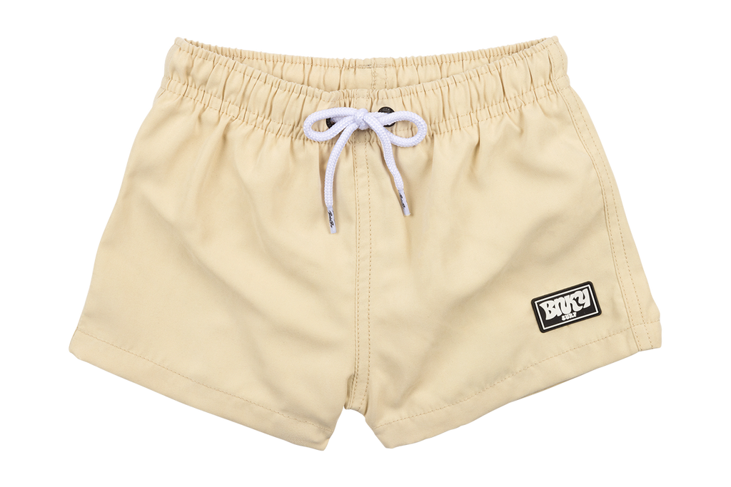 Beige Suede Swimsuit