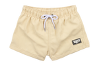 Beige Suede Swimsuit