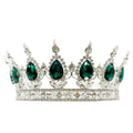 Silver emerald Crown - Style 58