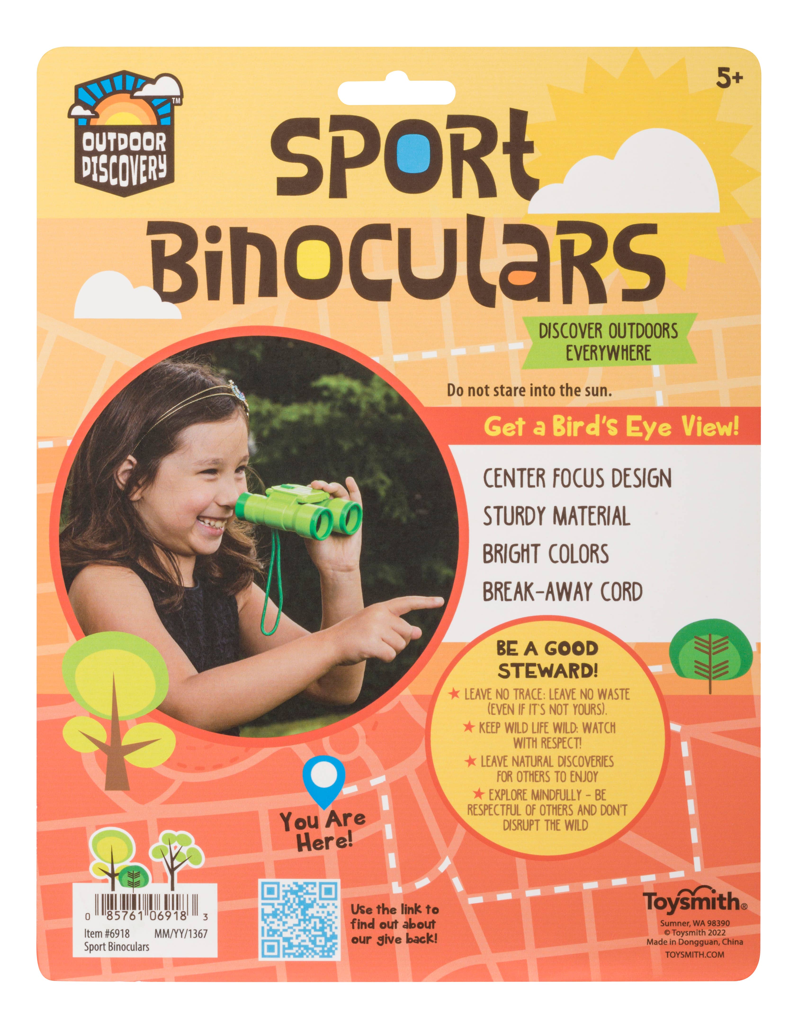 Outdoor Discovery Sport Binoculars (Assorted Colors)
