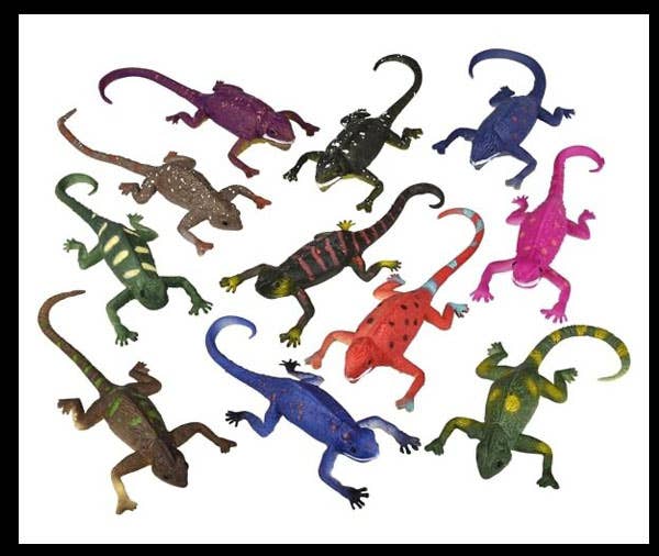 Color Changing Lizards Toy - Thermal - Changes Colors in C