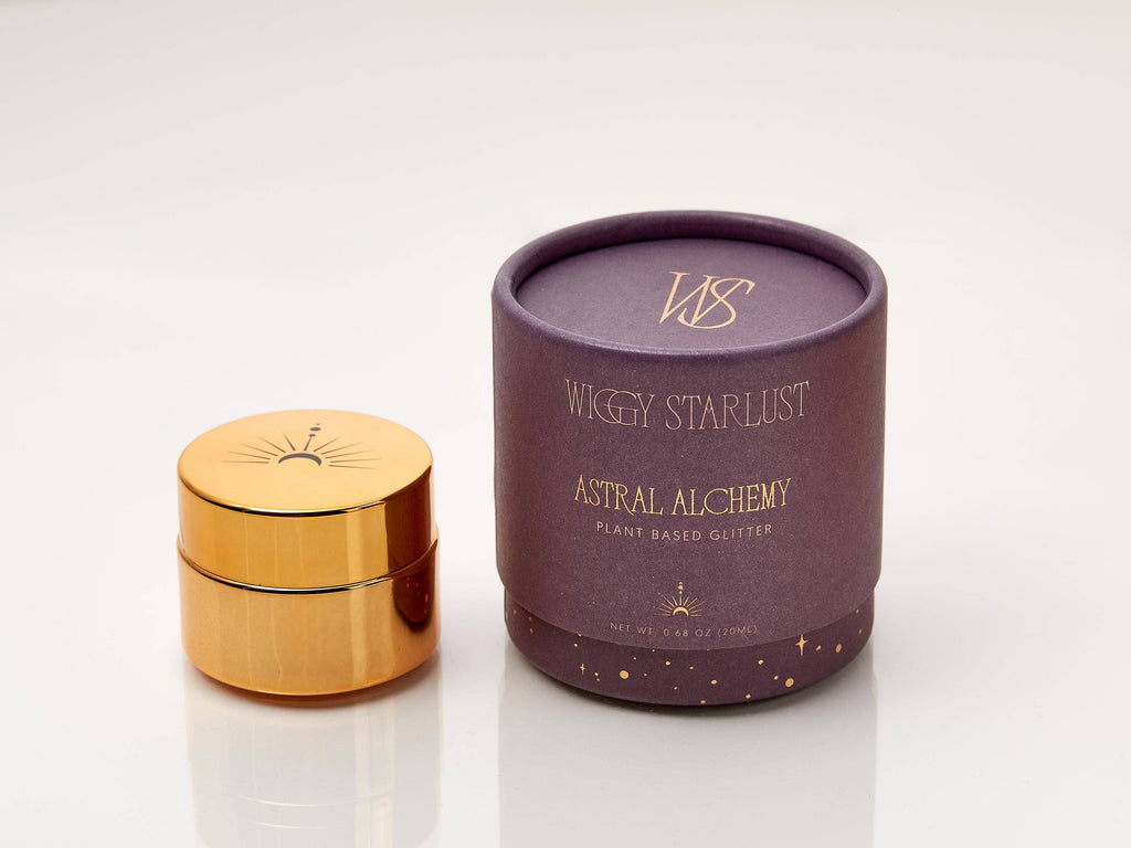 Plastic free body glitter | Satyatara Red violet gold