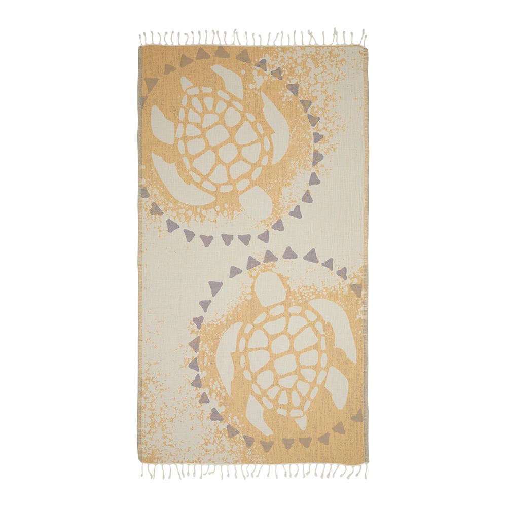 Turtle's Love Turkish Beach Towels - Sand Free