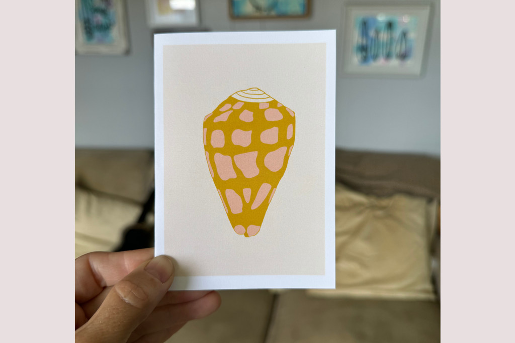 Hebrew Cone Shell Greeting Card