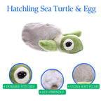 8" (20cm) Hatchling Turtle & Egg