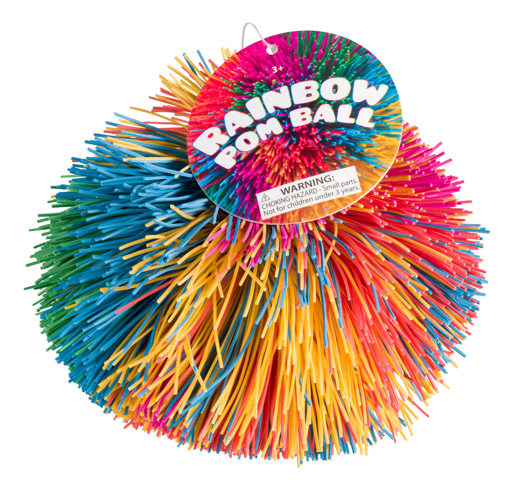 Rainbow Pom Squish Ball