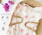 Seashell Organic Bamboo Swaddle