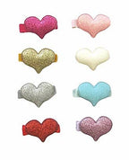 Sparkle Heart Hair Clips