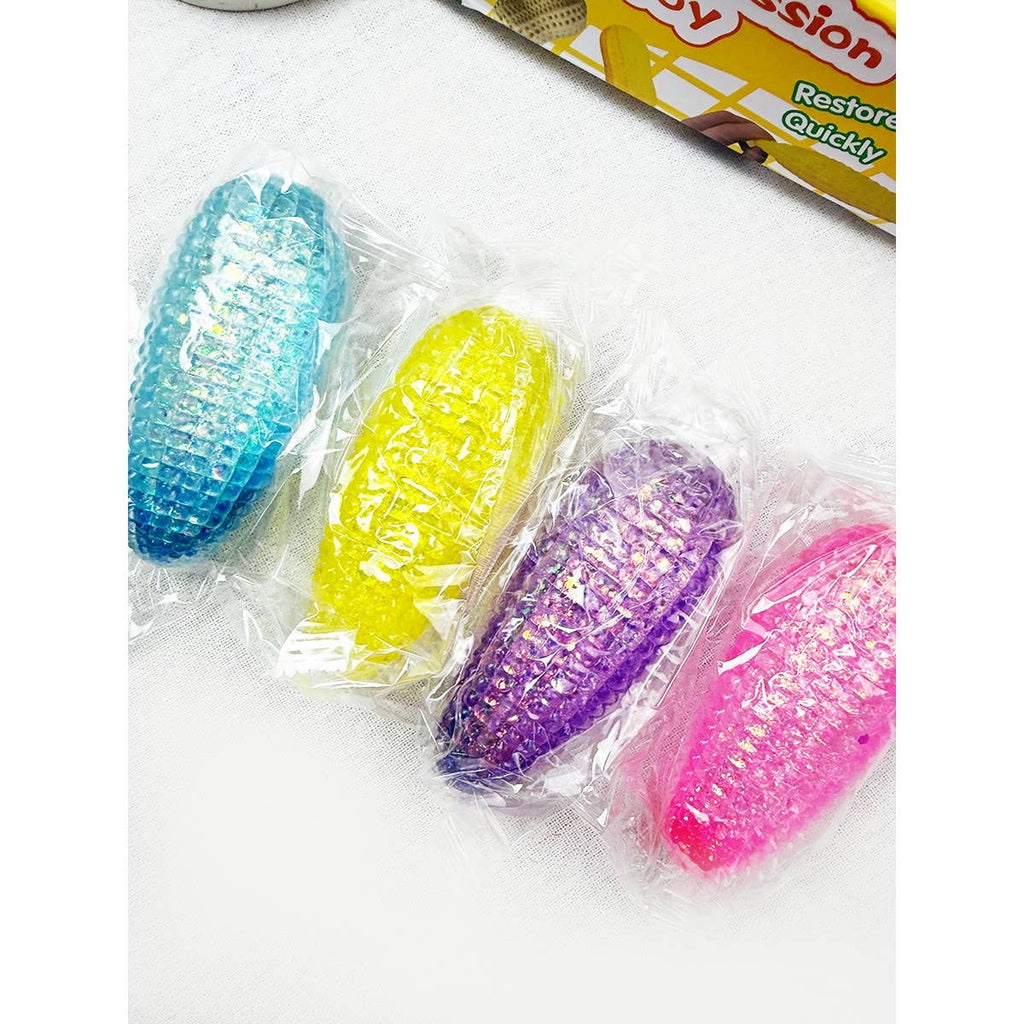 Corn Shaped Stress Relief Squeeze Toy