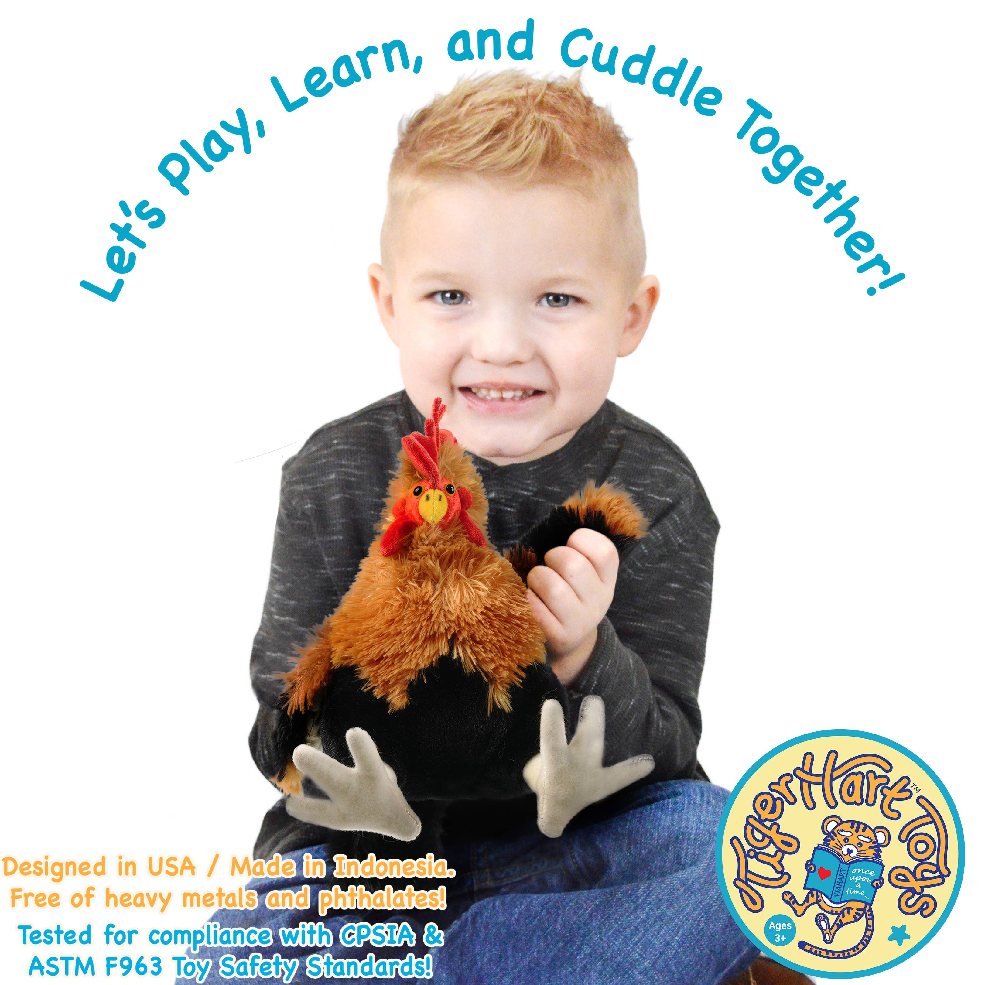 Riley The Rooster 8"