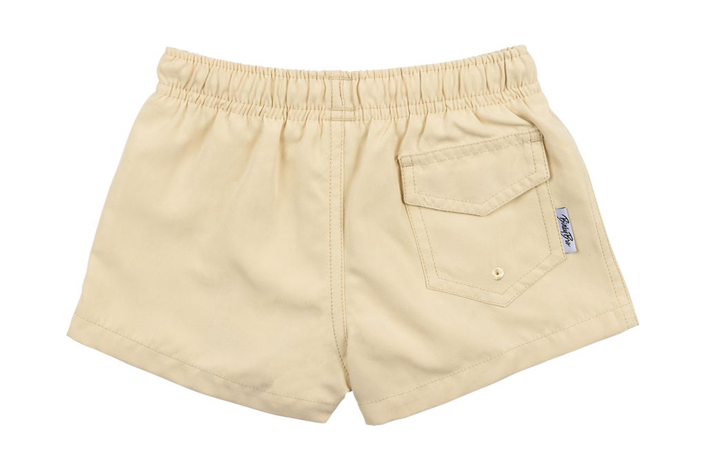 Beige Suede Swimsuit
