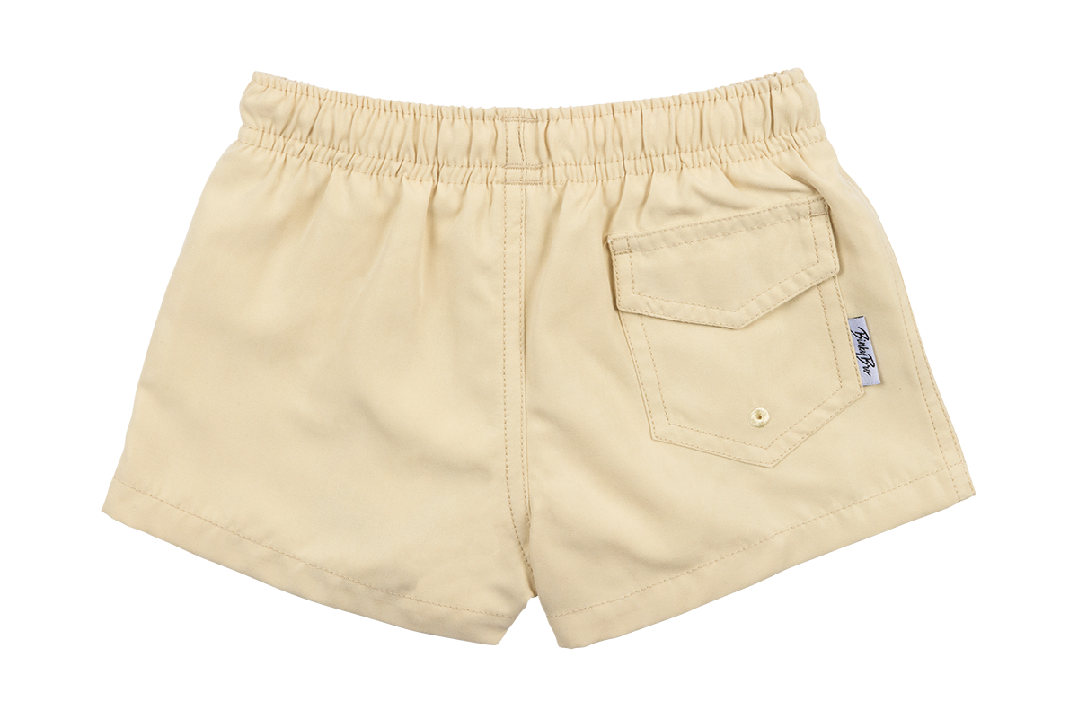 Beige Suede Swimsuit