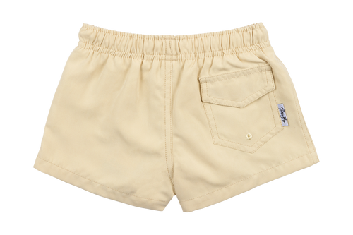 Beige Suede Swimsuit