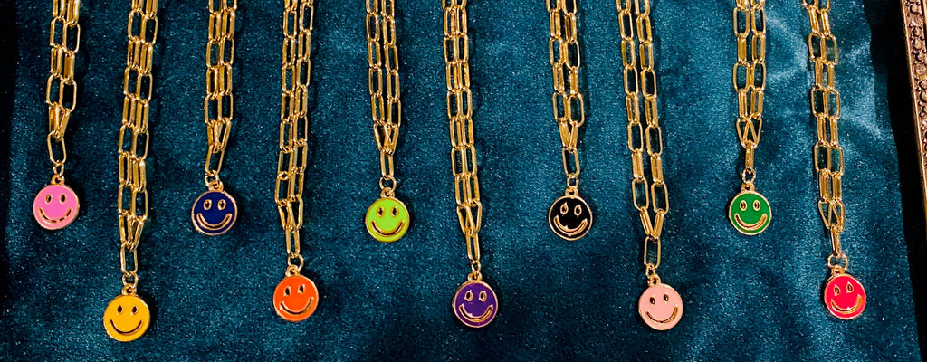 Happy Face Necklace