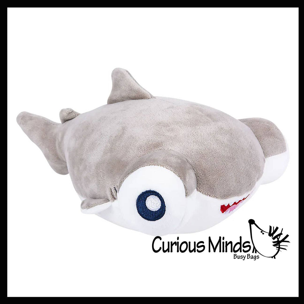 Plush Hammerhead Shark with Googly Eyes Stuffed Animal Toy