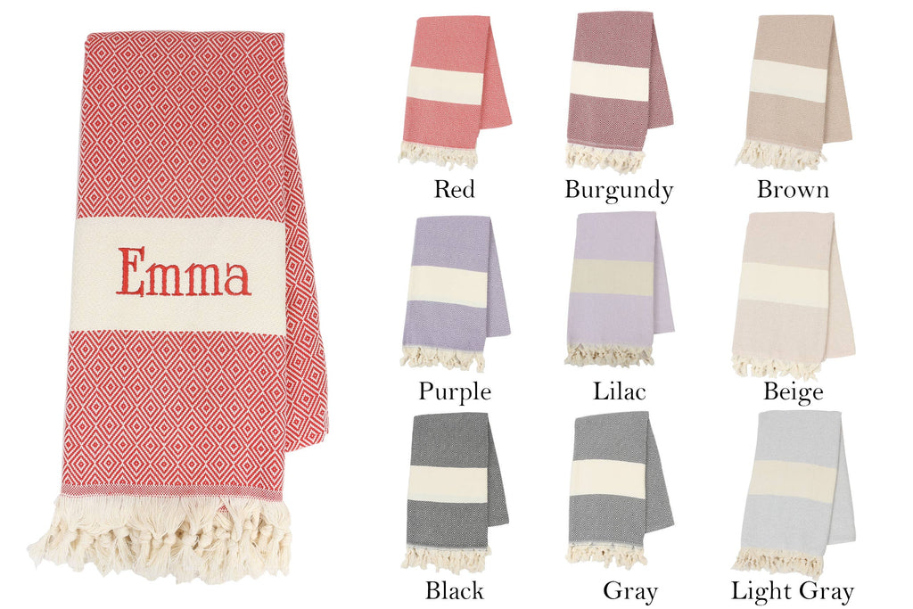Handwoven Turkish Peshtemal Towels