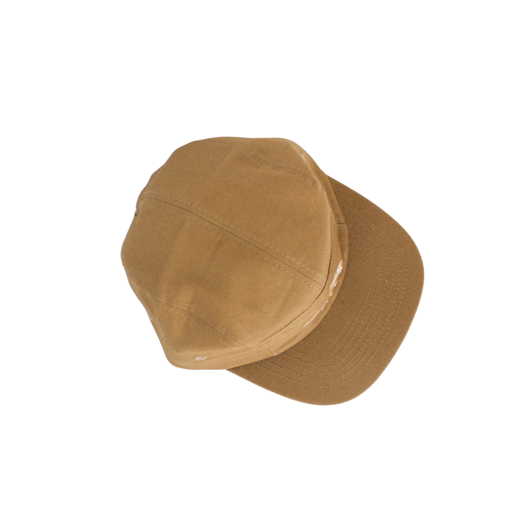 Triceratops Cotton Five-Panel Hat in Khaki