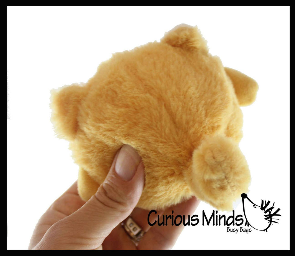 Plush Dog Animal Water Bead Filled Squeeze Stress Balls -