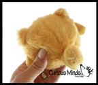 Plush Dog Animal Water Bead Filled Squeeze Stress Balls -