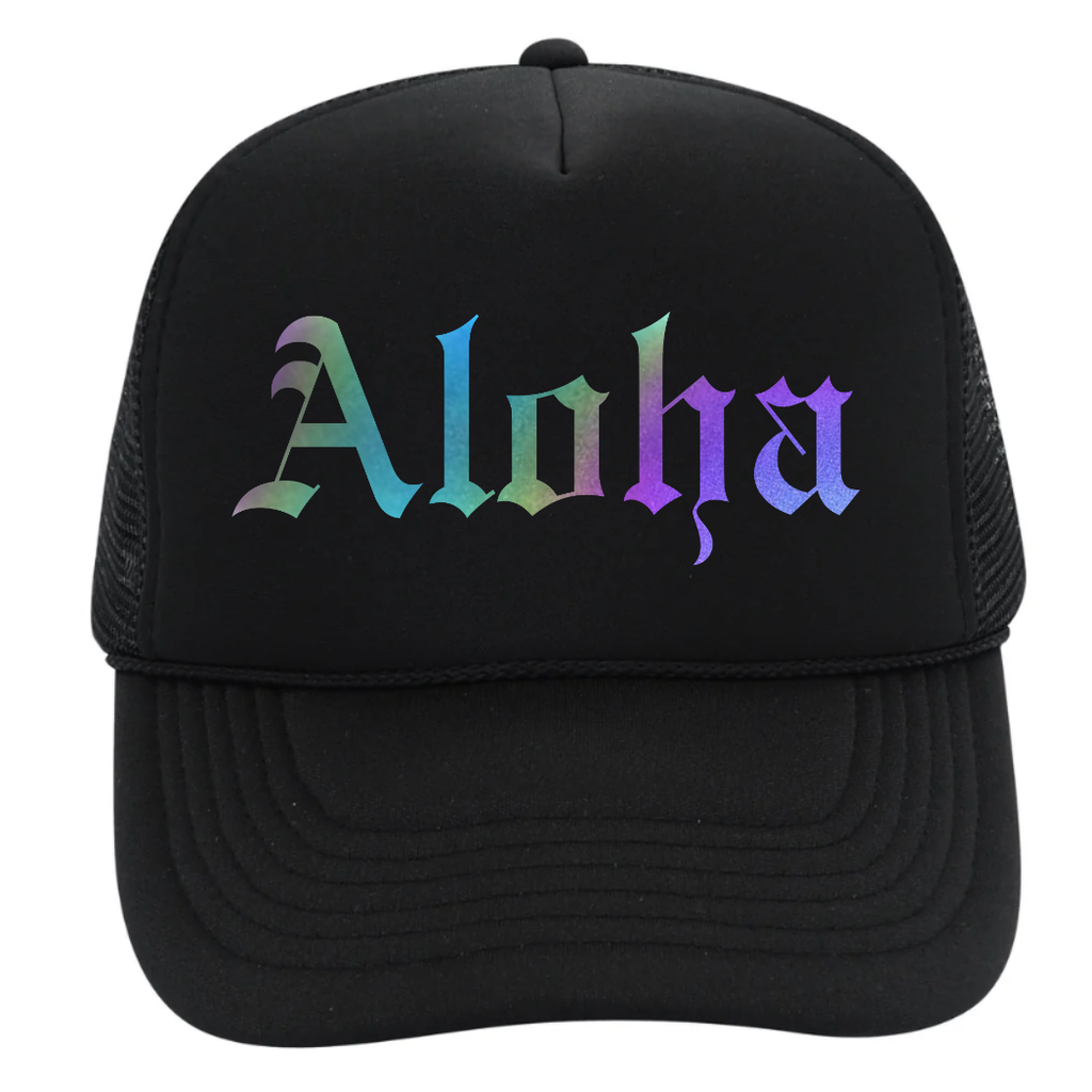 Aloha Rainbow Youth Trucker Hat