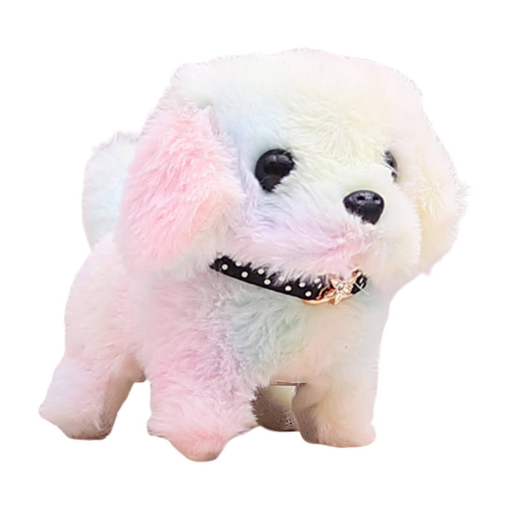 Rainbow Walking Plush Puppy