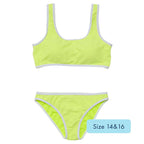 Citron Zest Crop Bikini