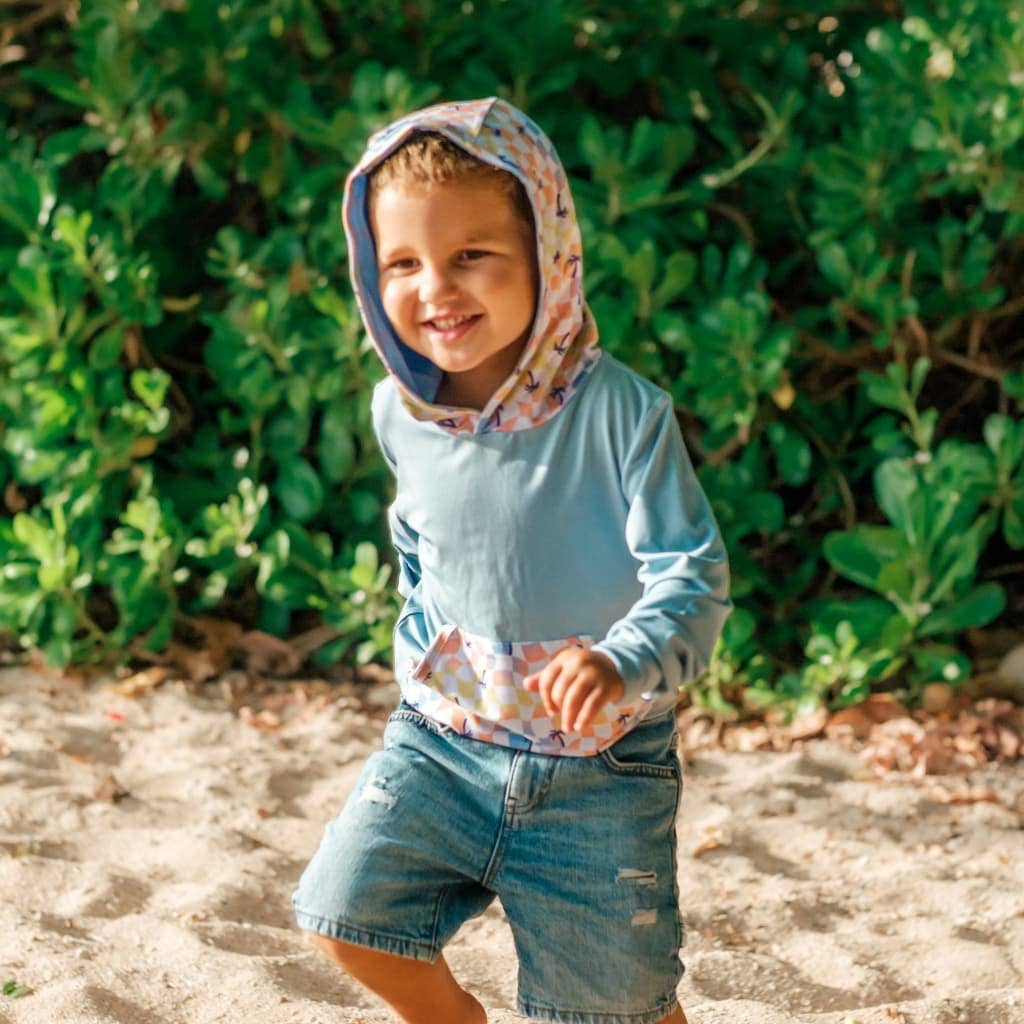 Sunset Checker Hoodie