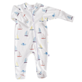 Long sleeve Baby One Piece - Sailboats