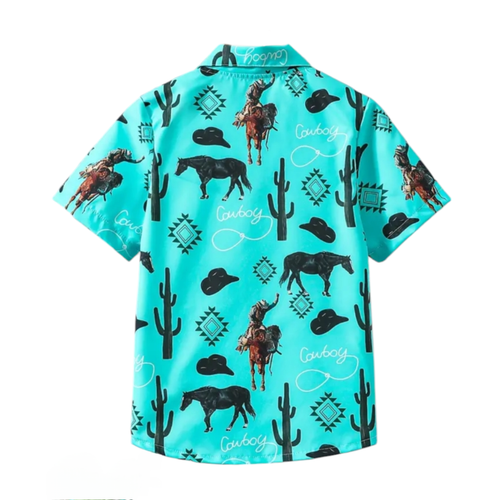 Blue Buckaroo Cowboy