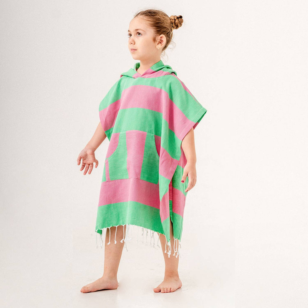 Kids Hooded Poncho - Beach Towel