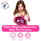 Pet Plush Set with Bag - Labradoodle Dog