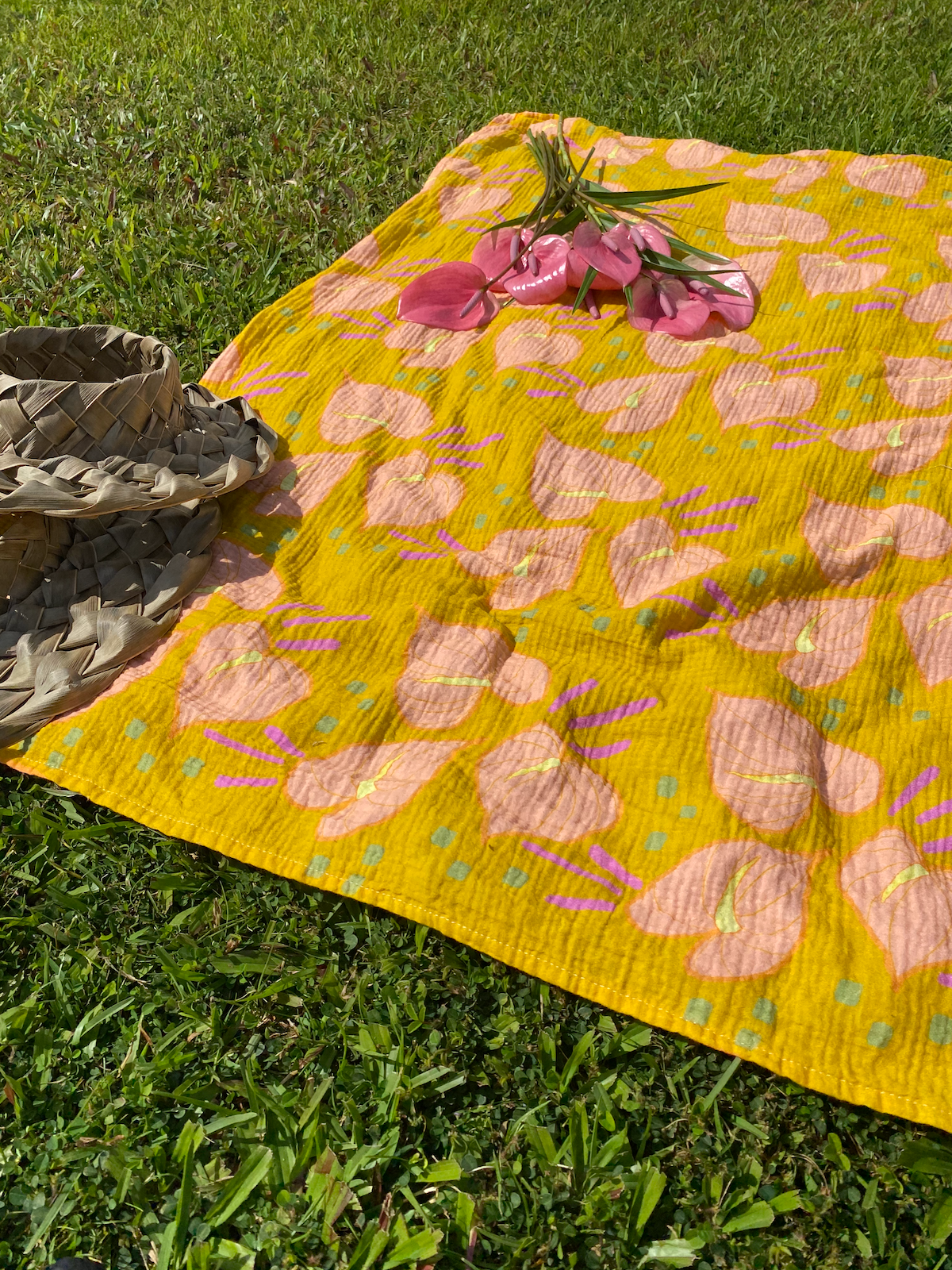 Muslin Swaddle Anthurium Dreams