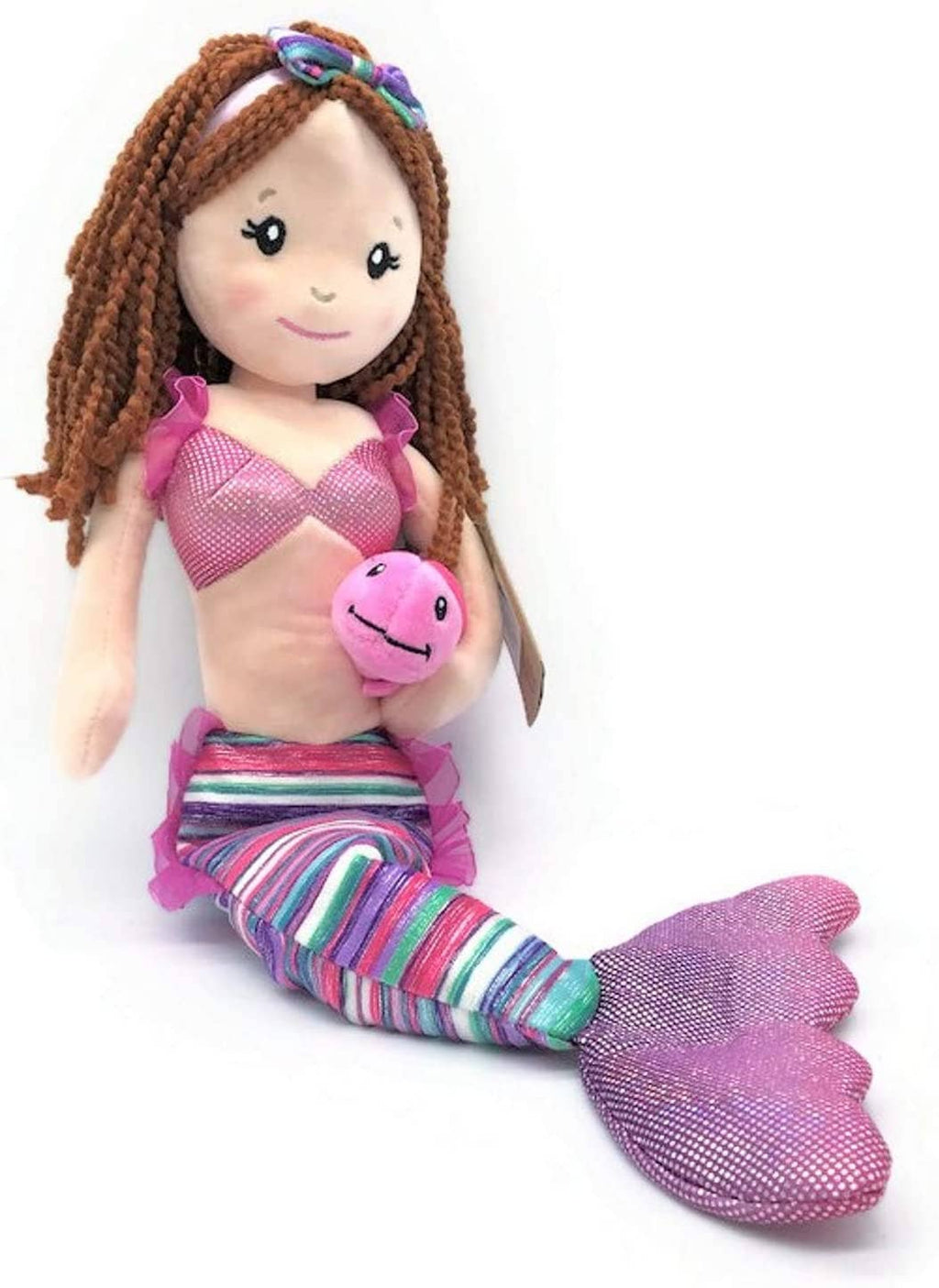 17" Boho Mermaid w/ Sea Turtle