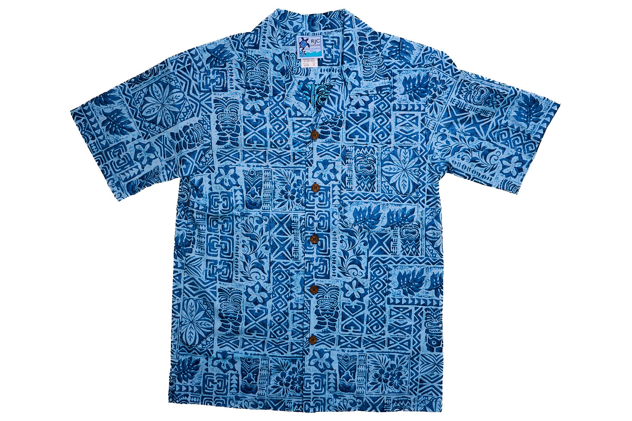 Boys Reverse Print Aloha Shirt