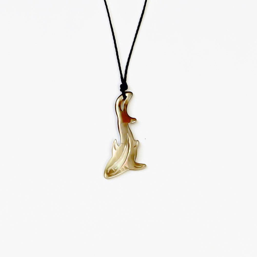 Carved Shark Necklace
