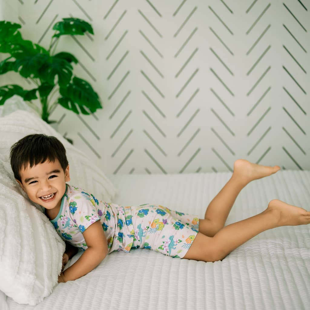 Aloha Before Time Short Bamboo Pajamas