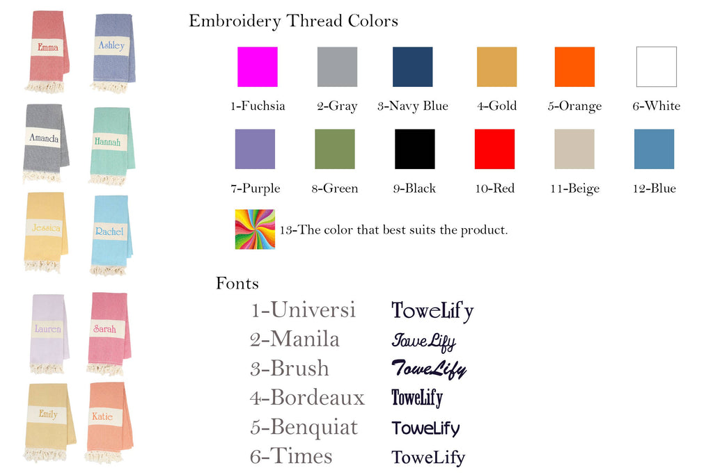 Handwoven Turkish Peshtemal Towels
