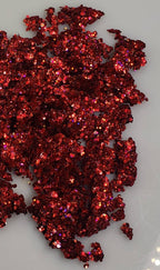 Plastic free body glitter | Satyatara Red violet gold