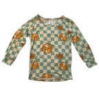 Pajama Set Checkered Mint Aloha