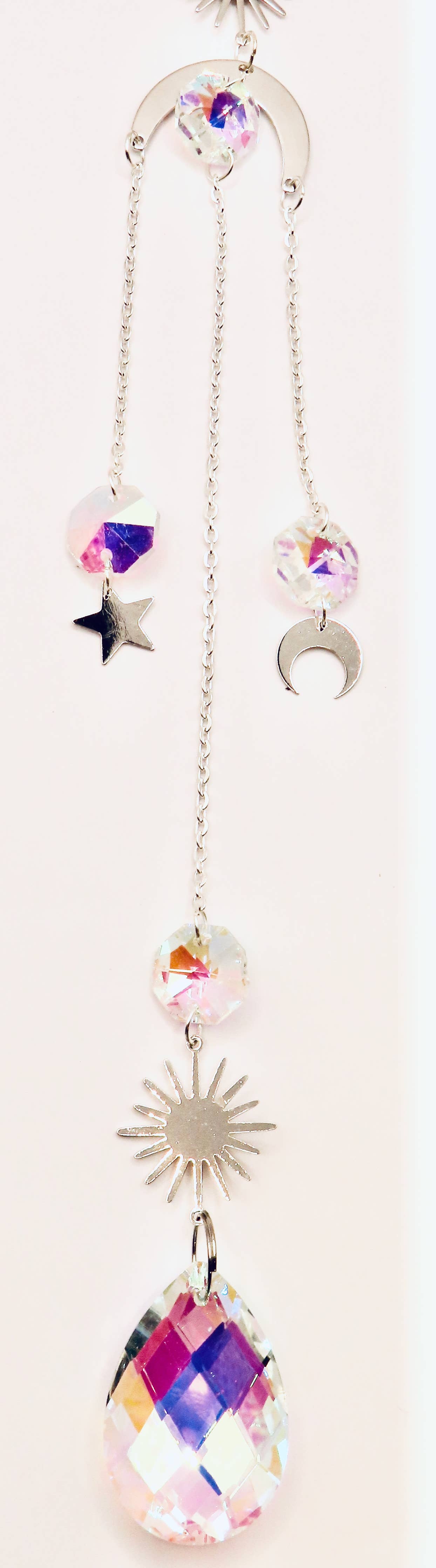 Crystal Suncatcher Silver