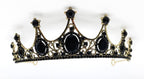 Gold Black Tiara - style 42