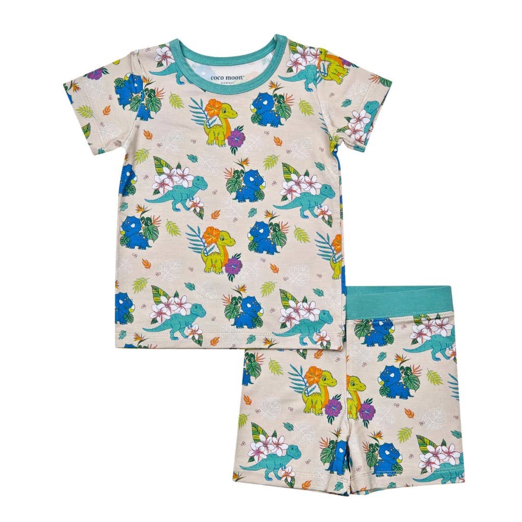 Aloha Before Time Short Bamboo Pajamas