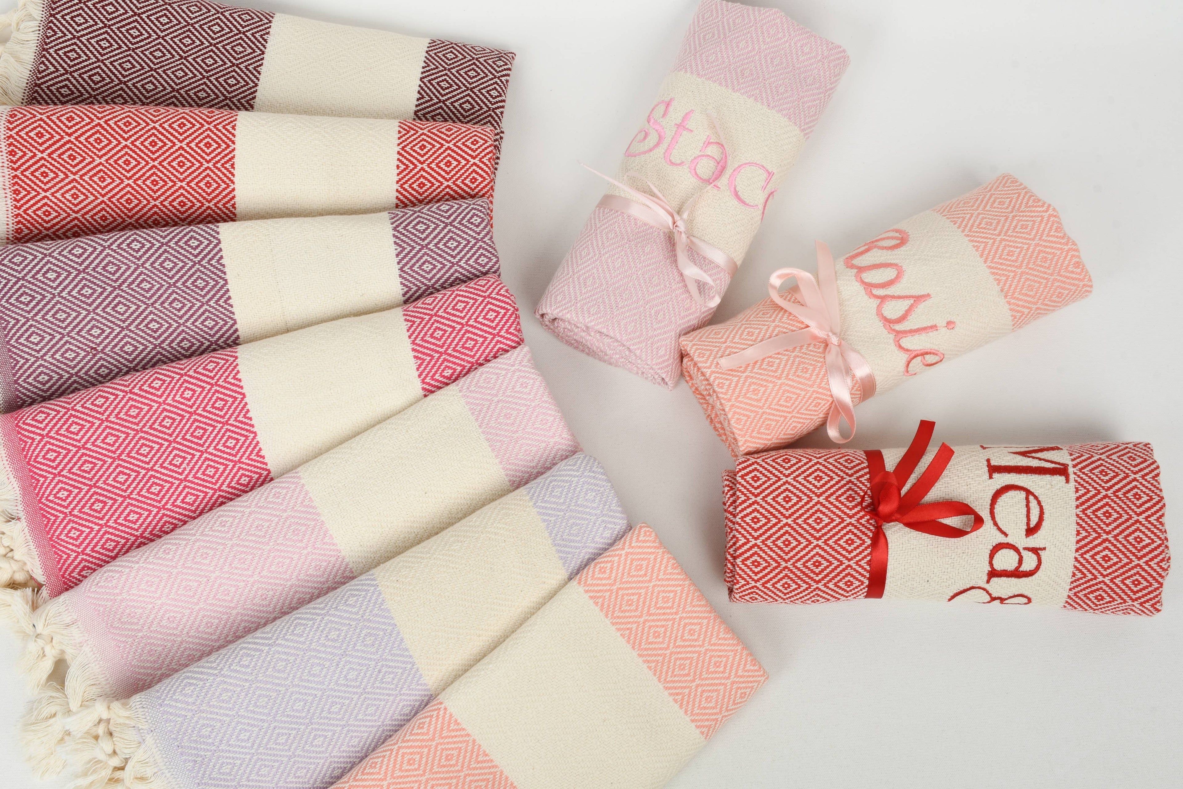 Handwoven Turkish Peshtemal Towels