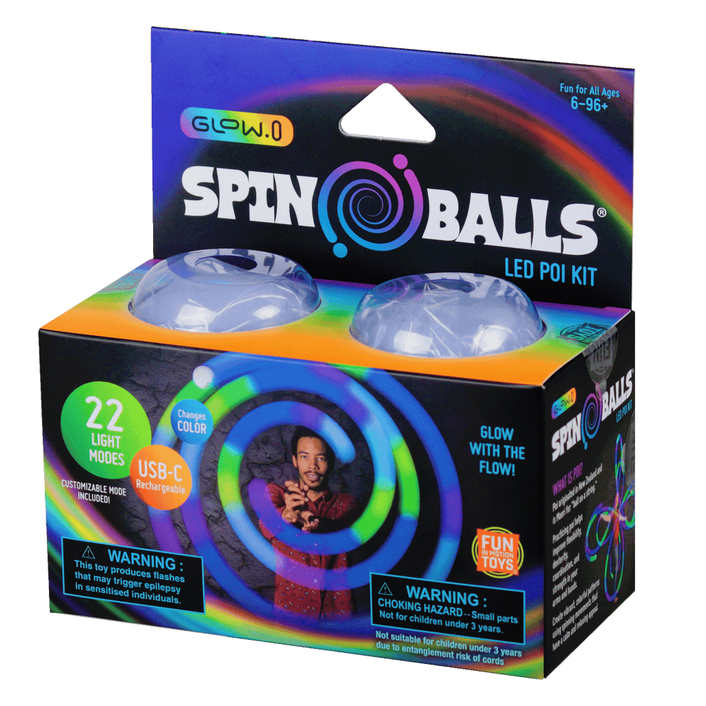 Glow.0 LED Spinballs - Poi Balls