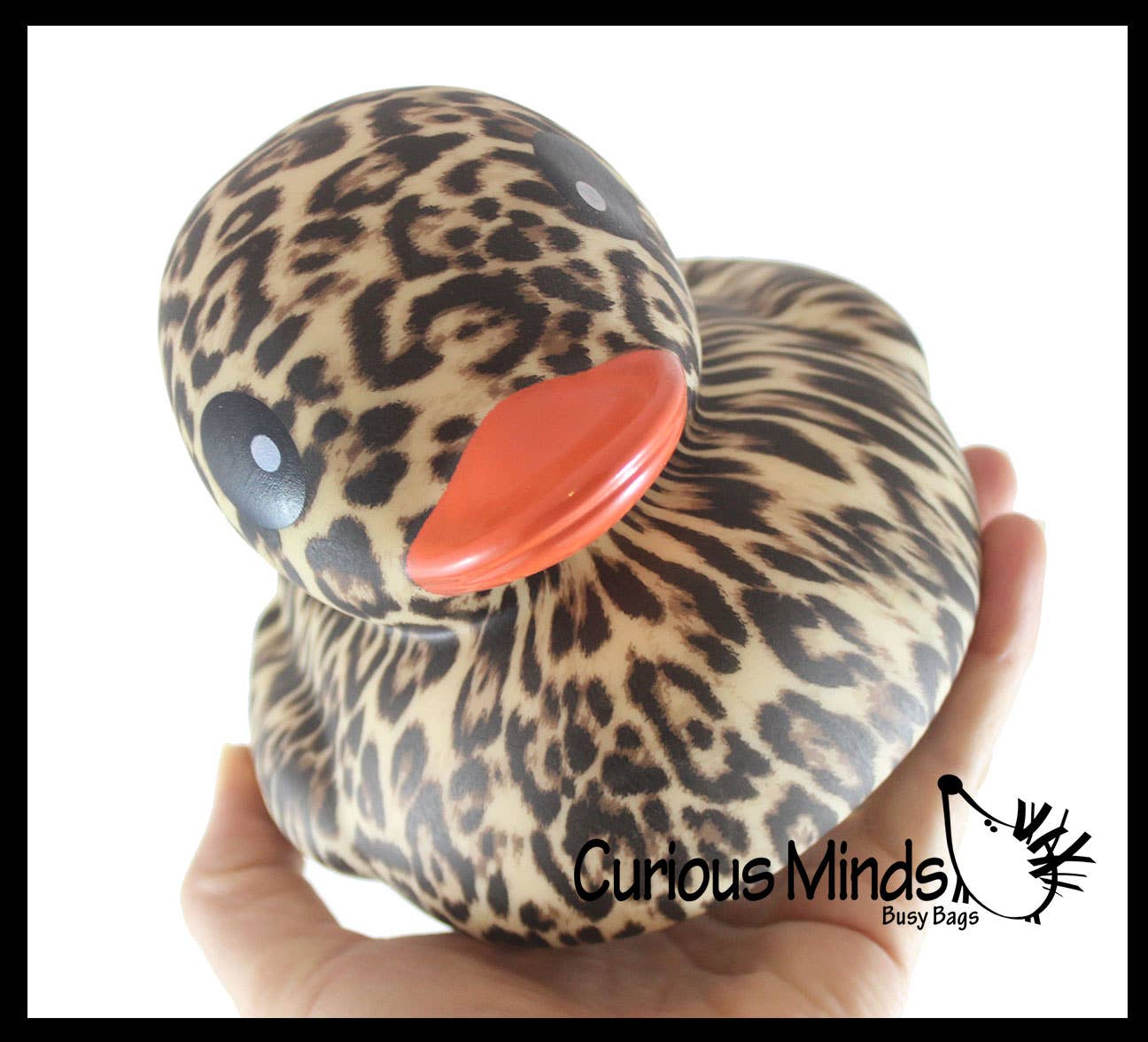 Jumbo Animal Print Rubber Ducks - Rubber Duckies - Cute No